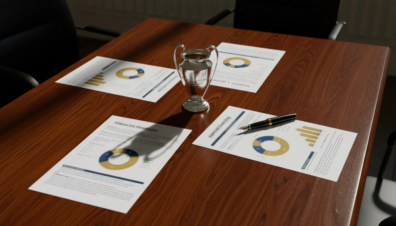 Champions League trofee met prijzengeld verdeling